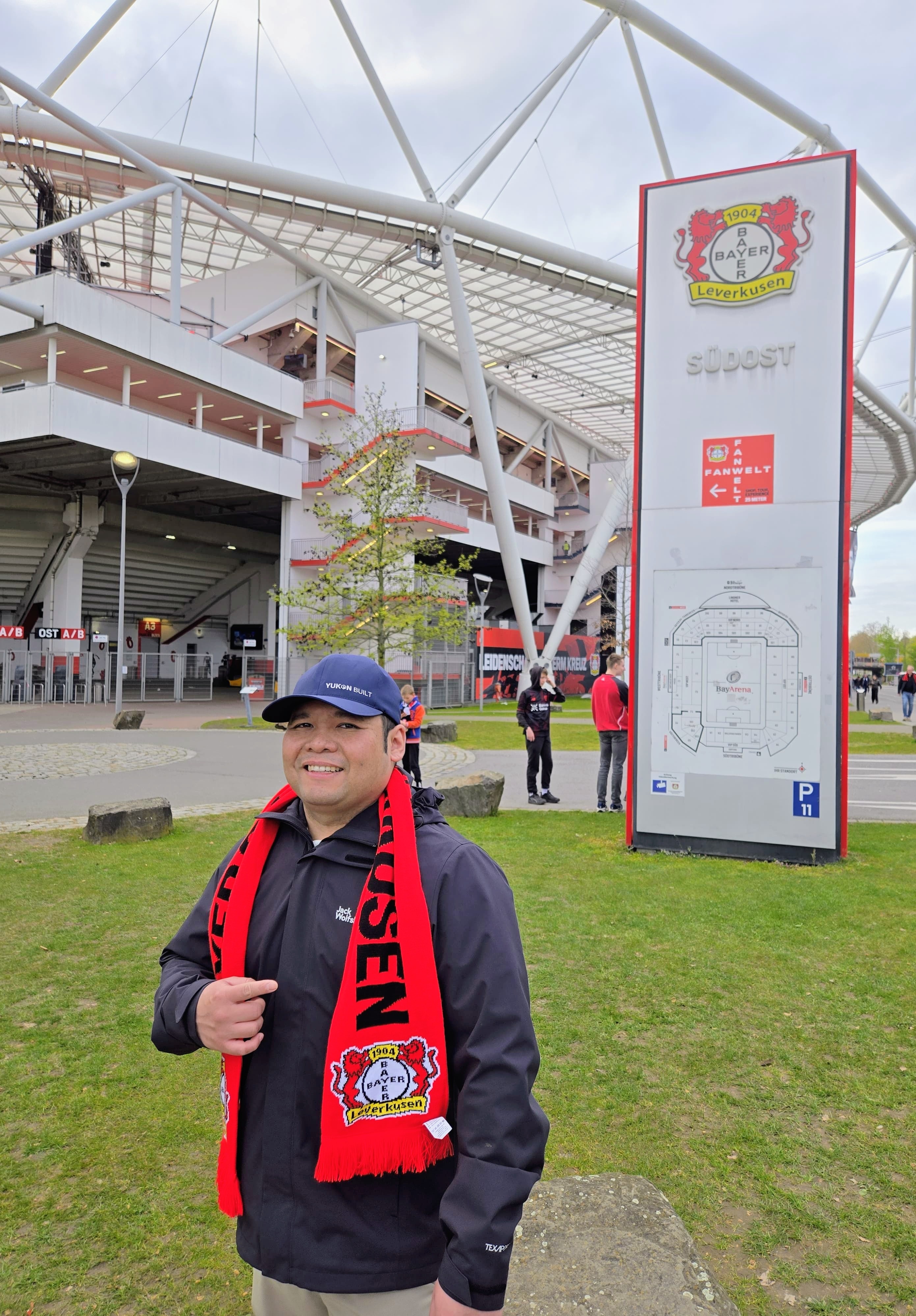 At the BayArena, Bayer Leverkusen