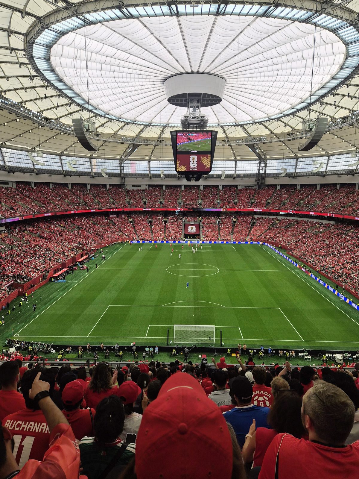 Canada fans at BC Place