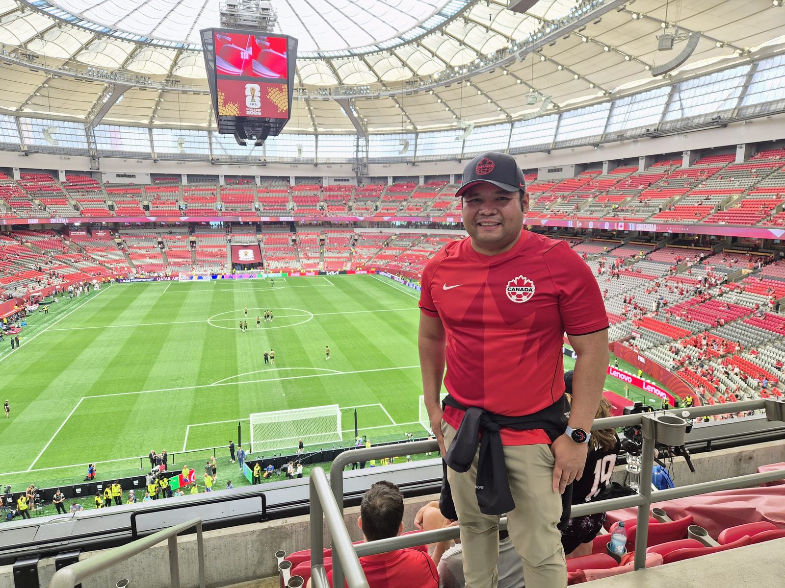 BC Place during Canada vs Switzerland