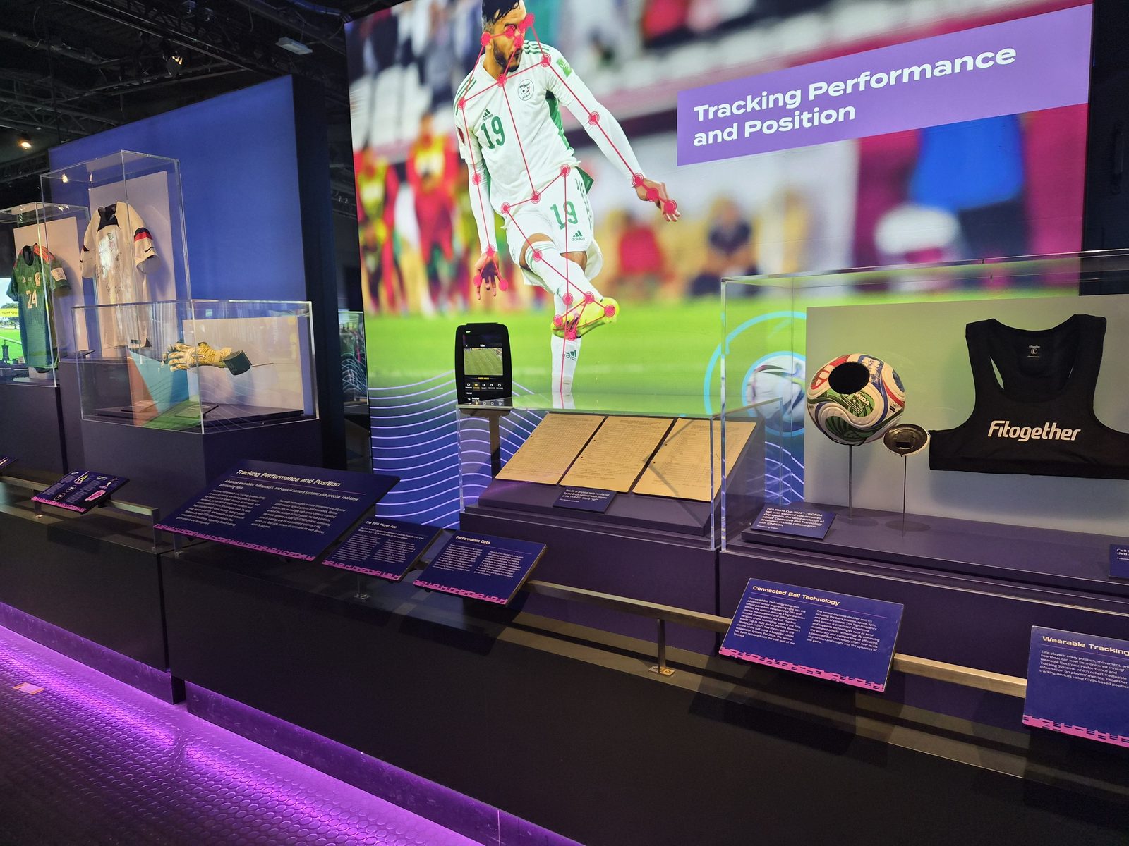 Soccer history exhibit at Science World Vancouver